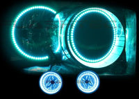 Dodge Ram V.3 Fusion Color Change Headlight & LED Halo Fog Light Kit 2006-2008