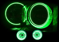 Dodge Ram V.3 Fusion Color Change Headlight & LED Halo Fog Light Kit 2006-2008