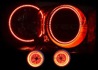 Dodge Ram V.3 Fusion Color Change Headlight & LED Halo Fog Light Kit 2006-2008