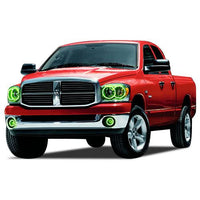 Dodge Ram V.3 Fusion Color Change Headlight & LED Halo Fog Light Kit 2006-2008