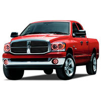 Dodge Ram V.3 Fusion Color Change Headlight & LED Halo Fog Light Kit 2006-2008
