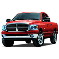 Dodge Ram V.3 Fusion Color Change Headlight & LED Halo Fog Light Kit 2006-2008