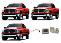Dodge Ram V.3 Fusion Color Change LED Halo Headlight Kit 2006-2008