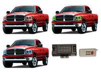 Dodge Ram V.3 Fusion Color Change LED Halo Headlight Kit 2006-2008