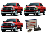 Dodge Ram V.3 Fusion Color Change LED Halo Headlight Kit 2006-2008