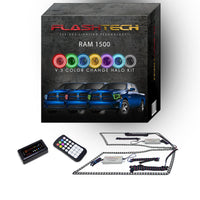 Dodge Ram V.3 Fusion Color Change LED Halo Headlight Kit 2009-2014