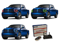 Dodge Ram V.3 Fusion Color Change LED Halo Headlight Kit 2009-2014