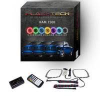 Dodge Ram V.3 Fusion Color Change LED Halo Fog Light Kit 2013-2014