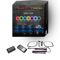 Dodge Ram V.3 Fusion Color Change LED Halo Fog Light Kit 2013-2014