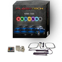 Dodge Ram V.3 Fusion Color Change LED Halo Fog Light Kit 2013-2014