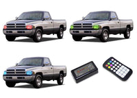 Dodge Ram V.3 Fusion Color Change LED Halo Headlight Kit 1994-2002