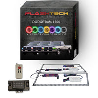 Dodge Ram V.3 Fusion Color Change LED Halo Headlight Kit 1994-2002