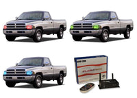 Dodge Ram V.3 Fusion Color Change LED Halo Headlight Kit 1994-2002