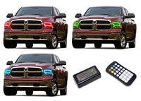 Dodge Ram Sport V.3 Fusion Color Change LED Halo Headlight Kit 2009-2016