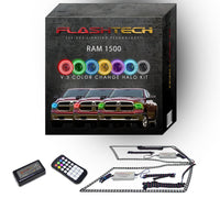 Dodge Ram Sport V.3 Fusion Color Change LED Halo Headlight Kit 2009-2016