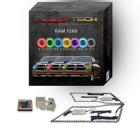 Dodge Ram Sport V.3 Fusion Color Change LED Halo Headlight Kit 2009-2016