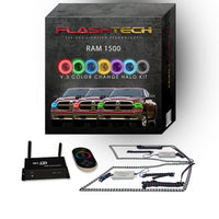 Dodge Ram Sport V.3 Fusion Color Change LED Halo Headlight Kit 2009-2016