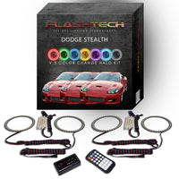 Dodge Stealth V.3 Fusion Color Change LED Halo Headlight Kit 1994-1998