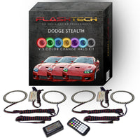 Dodge Stealth V.3 Fusion Color Change LED Halo Headlight Kit 1994-1998