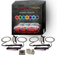 Dodge Stealth V.3 Fusion Color Change LED Halo Headlight Kit 1994-1998