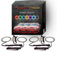 Dodge Stealth V.3 Fusion Color Change LED Halo Headlight Kit 1994-1998