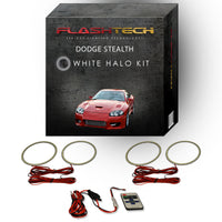 Dodge Stealth White LED Halo Headlight Kit 1994-1998