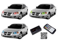 Dodge Stratus V.3 Fusion Color Change LED Halo Headlight Kit 2001-2006