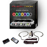 Dodge Stratus V.3 Fusion Color Change LED Halo Headlight Kit 2001-2006