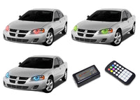Dodge Stratus V.3 Fusion Color Change LED Halo Headlight Kit 2001-2006