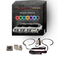 Dodge Stratus V.3 Fusion Color Change LED Halo Headlight Kit 2001-2006