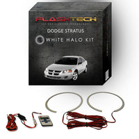 Dodge Stratus White LED Halo Headlight Kit 2001-2006