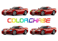 Dodge Viper ColorChase LED Halo Headlight Kit 2003-2010