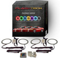 Dodge Viper V.3 Fusion Color Change LED Halo Headlight Kit 2003-2010