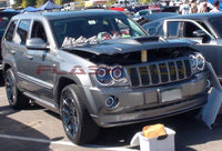 Jeep Grand Cherokee White LED Halo Fog Light Kit 2005-2010