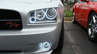 Dodge Charger White LED Halo Fog Light Kit 2005-2010
