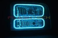 Ford 250 / Ford F350 V.3 Fusion Color Change LED Halo Headlight Kit 2005-2007