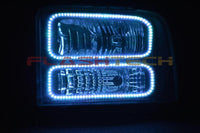 Ford 250 / Ford F350 V.3 Fusion Color Change LED Halo Headlight Kit 2005-2007