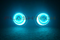 Nissan Altima Sedan V.3 Fusion Color Change Headlight & LED Halo Fog Light Kit 2013-2015