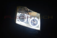 Nissan Titan White LED Halo Headlight Kit 2004-2015
