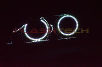 Pontiac G8 White Headlight & LED Halo Fog Light Kit 2008-2009