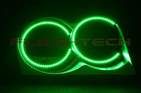 Jeep Grand Cherokee V.3 Fusion Color Change Headlight & LED Halo Fog Light Kit 2005-2007