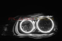 Mitsubishi Lancer White Headlight & LED Halo Fog Light Kit 2008-2016
