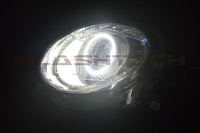 Fiat 500 White LED Halo Headlight Kit 2012-2013