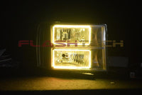 GMC Sierra V.3 Fusion Color Change LED Halo Headlight Kit 2007-2013