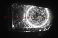 Toyota Tundra White Headlight & LED Halo Fog Light Kit 2014-2015