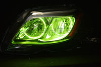 Mercedes GLK V.3 Fusion Color Change LED Halo Headlight Kit 2013-2014