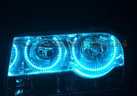 Chrysler 300 V.3 Fusion Color Change LED Halo Headlight Kit 2005-2010
