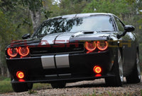 Dodge Challenger Non Projector V.3 Fusion Color Change LED Halo Headlight Kit 2008-2014