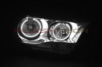 Dodge Durango White LED Halo Headlight Kit 2011-2013