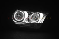 Dodge Durango White LED Halo Headlight Kit 2011-2013